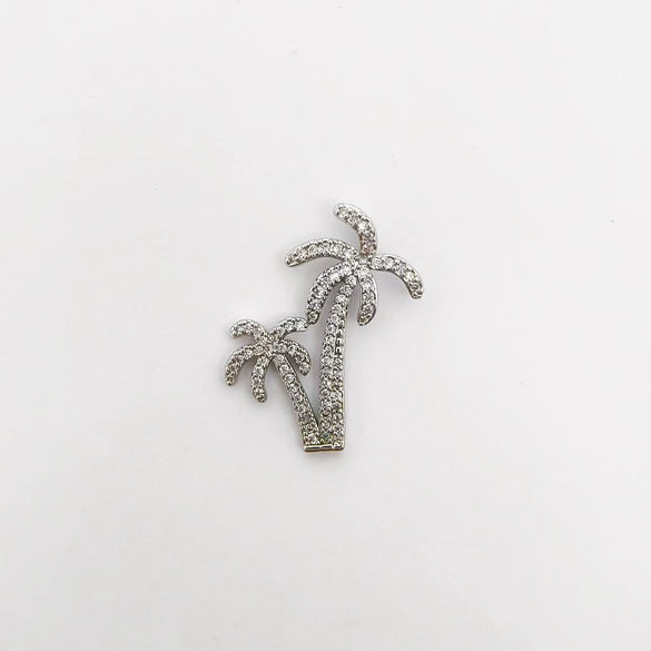 Wholesale Mixed Style Hollow Heart Tree Of Life Coconut Tree Series 18K Gold Plated Copper Pendant Diy Bracelet Necklace Accessories