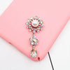 Wholesale Mobile Phone Case Accessories Alloy Pearl Pendant Diamond Series With Electroplating