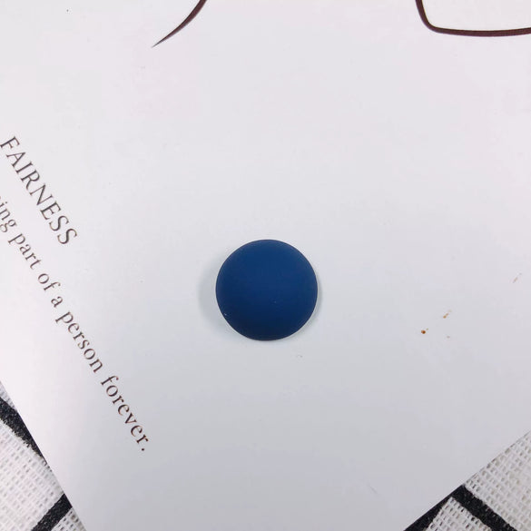Wholesale Mobile Phone Case Accessories Matte Rubber Paint Resin Geometric Semicircle Acrylic