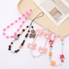 Wholesale Mobile Phone Chain Beaded Handmade With Cute Cartoon Small Animal Patterns For Girls