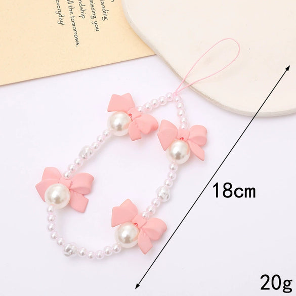 Wholesale Mobile Phone Chain Beaded Handmade With Cute Cartoon Small Animal Patterns For Girls