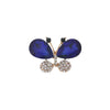 Wholesale Mobile Phone Shell Accessories Alloy Dripping Oil Butterfly Rhinestone Handmade Diamondembedded