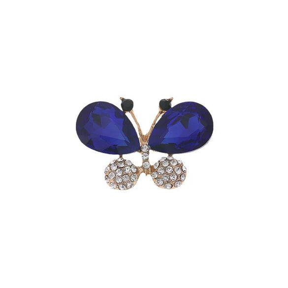 Wholesale Mobile Phone Shell Accessories Alloy Dripping Oil Butterfly Rhinestone Handmade Diamondembedded