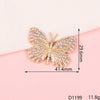 Wholesale Mobile Phone Shell Accessories Alloy Dripping Oil Butterfly Rhinestone Handmade Diamondembedded