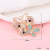 Wholesale Mobile Phone Shell Accessories Alloy Dripping Oil Butterfly Rhinestone Handmade Diamondembedded