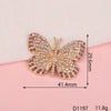 Wholesale Mobile Phone Shell Accessories Alloy Dripping Oil Butterfly Rhinestone Handmade Diamondembedded