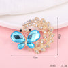 Wholesale Mobile Phone Shell Accessories Alloy Dripping Oil Butterfly Rhinestone Handmade Diamondembedded