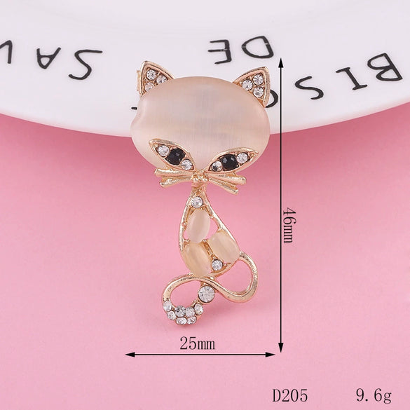 Wholesale Mobile Phone Shell Accessories Alloy Rhinestone Diamond With Cat Head Fox Pattern Electroplated