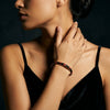 Wholesale Modern Minimalist Drip Oil Alloy Flower Bracelet For Women