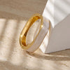 Wholesale Modern Minimalist Geometric Drip Oil Alloy Square Wide Bracelet Accessories