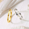Wholesale Modern Minimalist Geometric Electroplated Stainless Steel Bracelet Jewelry
