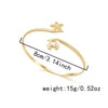 Wholesale Modern Minimalist Starfish And Conch Pattern Iron Electroplated Arm Bracelet Women's Accessory