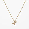 Copper Gold Plated Silver Plated Modern Style Classic Style Letter Copper Pendant Necklace