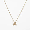 Copper Gold Plated Silver Plated Modern Style Classic Style Letter Copper Pendant Necklace