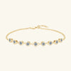 Wholesale Moissanite Bracelet For Women Fashion Style Geometric S925 Sterling Silver Electroplated Jewelry