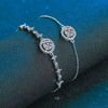 Wholesale Moissanite Bracelet 925 Silver Round Bag Star Moon Style Platinum Plated