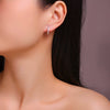 Wholesale Moissanite Earrings 925 Sterling Silver Ushaped Geometric Fashion Inlay Style For Women