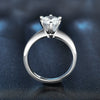 Wholesale Moissanite Geometric Ring 925 Sterling Silver Electroplated For Women