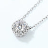 Wholesale Moissanite Necklace 925 Silver Geometric Fashion Ochain For Women