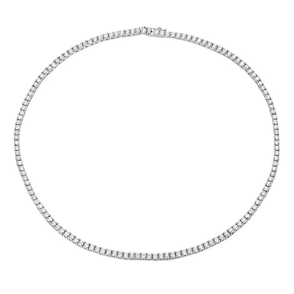Wholesale Moissanite Necklace Silver Geometric Hip Hop Style For Women
