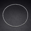 Wholesale Moissanite Necklace Silver Geometric Hip Hop Style For Women