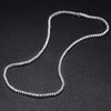Wholesale Moissanite Necklace Silver Geometric Hip Hop Style For Women