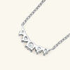 Wholesale Moissanite Necklace 925 Sterling Silver Geometric Electroplating Ochain Pendant For Women