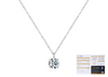 Wholesale Moissanite Necklace 925 Sterling Silver Geometric Style Seiko Women's Clavicle Chain