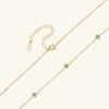 Wholesale Moissanite Necklace With 925 Silver Pendant Geometric Style Electroplated Ochain