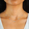 Wholesale Moissanite Necklace With 925 Silver Pendant Geometric Style Electroplated Ochain