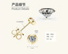 Wholesale Moissanite Pendant Necklace 925 Silver Geometric Style Electroplated Ochain For Women