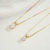 Wholesale Moissanite Pendant Necklace 925 Sterling Silver Four Claw Setting With Flower Pattern 14K Gold Plated