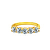 Wholesale Moissanite Ring For Women In Geometric Style With Pt950 Platinum 18K Gold And S925 Silver Electroplated