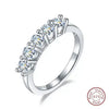 Wholesale Moissanite Ring For Women In Geometric Style With Pt950 Platinum 18K Gold And S925 Silver Electroplated