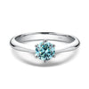 Wholesale Moissanite Ring S925 Sterling Silver Round Shape Set With Precious Stones Men's