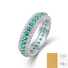 Wholesale Moissanite Ring 925 Silver Fashion Geometric Style Set With Diamonds For Women