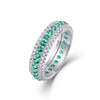 Wholesale Moissanite Ring 925 Silver Fashion Geometric Style Set With Diamonds For Women