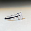 Wholesale Moissanite Ring 925 Silver Minimalist Geometric Emerald Cut For Women