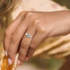Wholesale Moissanite Ring 925 Sterling Silver Geometric Fashion Electroplated For Women