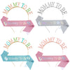 Wholesale Mommy To Be Headband Glitter Cloth Shoulder Strap Ribbon Party Decoration Crown Tiara Belt Zinc Alloy Semimanual Semimechanical