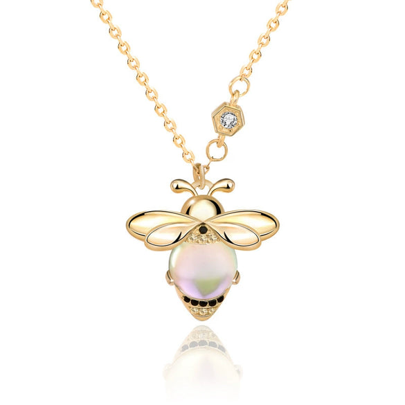 Wholesale Moonstone 925 Sterling Silver Animal Zodiac Pendant Necklace With Electroplating Diy Accessories For Women