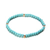 Wholesale Multi Layer Beads U Shaped Anklet Alloy Foot Ornaments With Geometric Pattern Electroplated