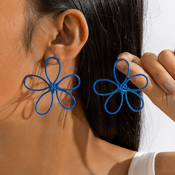 Wholesale Multicolor Butterfly Acrylic Handmade Earrings For Women