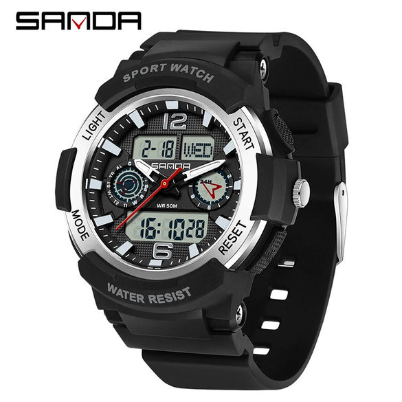 Wholesale Multifunctional Outdoor Sports Waterproof Electronic Watch For Students Abs Case Tpu Strap Acrylic Mirror Round Dial