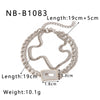 Wholesale Multilayer Chain Cuban Style Stainless Steel Bracelet With Butterfly Cross Pendant 18K Vacuum Plated For Women And Unisex