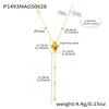 Wholesale Multilayer Tassel Clavicle Necklace With Cross Geometric Pattern Stainless Steel 18K Gold Plated Light Luxury Style For Women