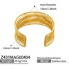 Wholesale Multilayered Geometric Stainless Steel Electroplated Bracelet Set For Women