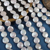 Wholesale Naked Freshwater Pearl Beaded Coin Baroque Round Cake Style Jewelry