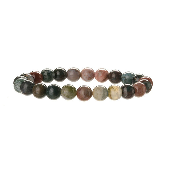 Wholesale Natural Agate Geometric Handmade Beaded Unisex Bracelet Jewelry