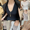 Wholesale Natural Baroque Pearl Long Sweater Chain With Geometric Pattern For Women Retro Beaded Clavicle Chain Jewelry
